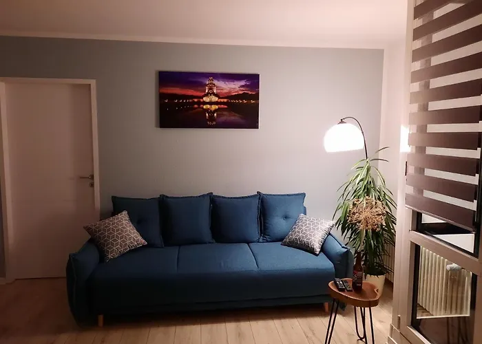 FeWo mit Dachterrasse im Blauen Palais Leipzig